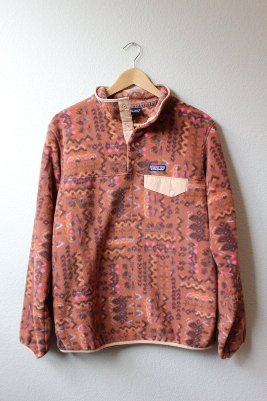 Patagonia Fleece Pattern Snap T - NEW (M)