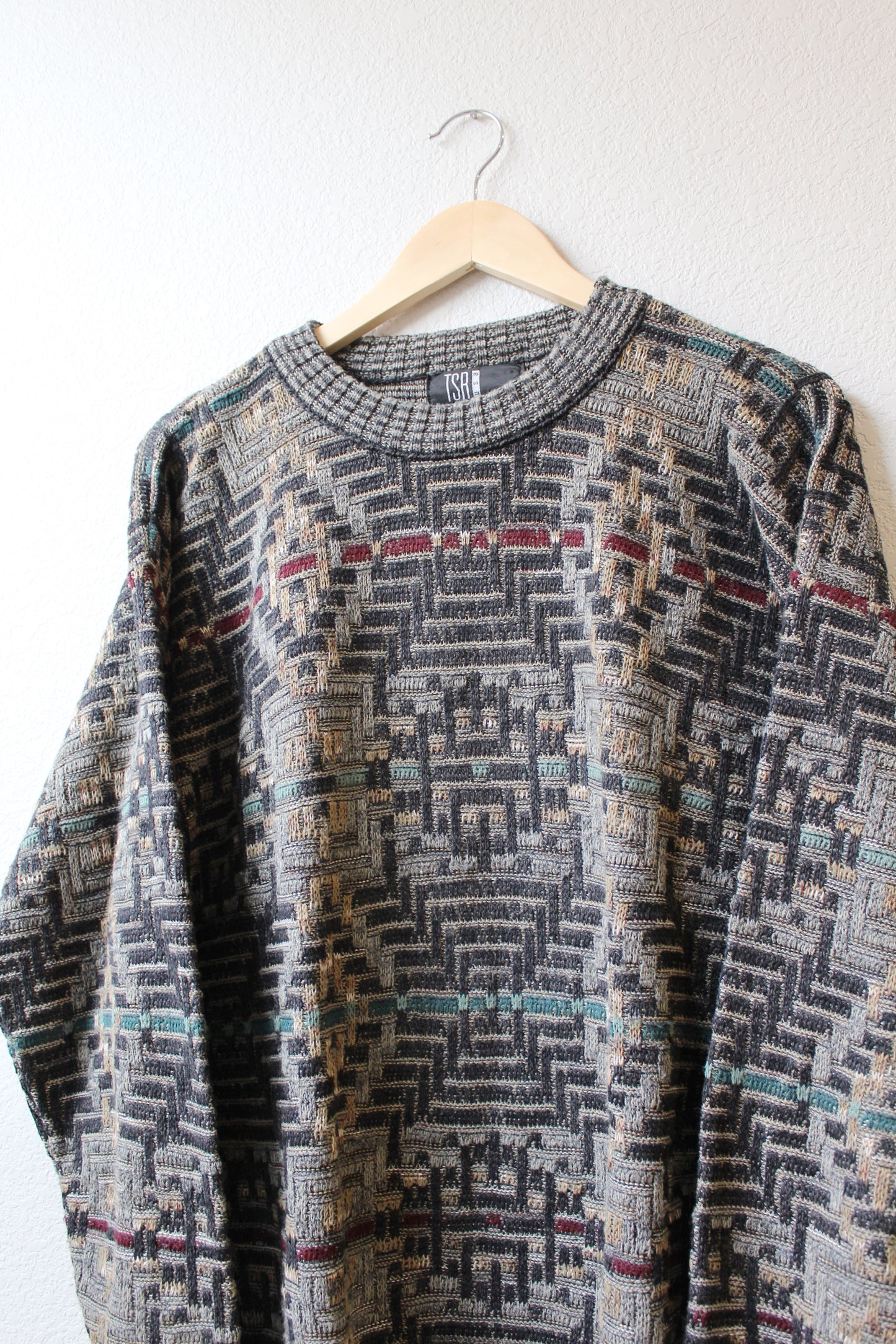 Vintage TSR Patterned Sweater (L)