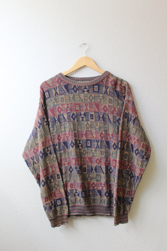 Vintage Multicolor Sweater (L)