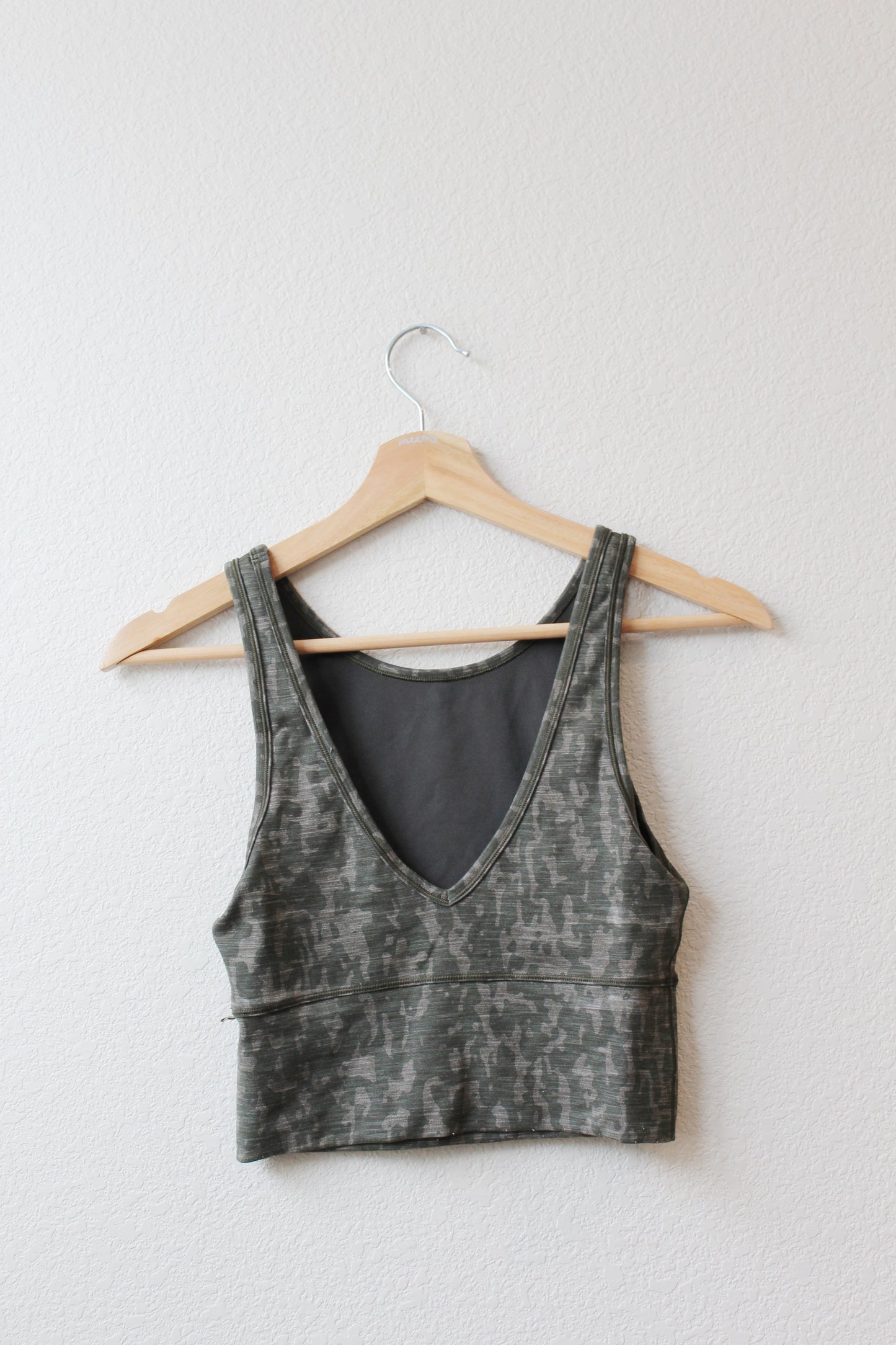 Green Lululemon High Neck Bra Top (S)