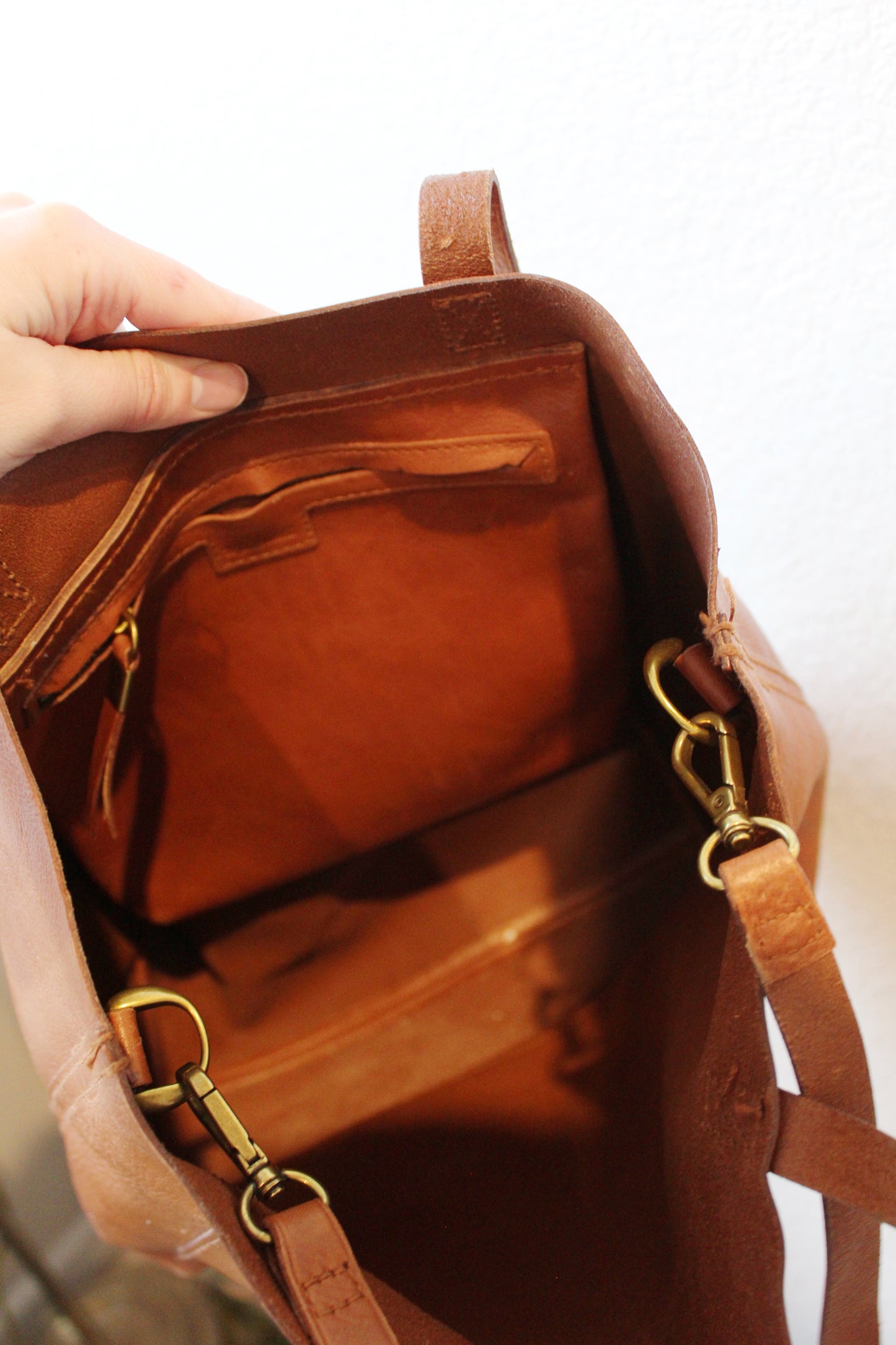 Madewell Leather Transport Tote