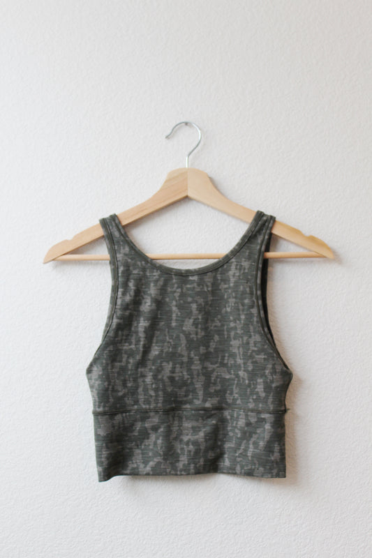 Green Lululemon High Neck Bra Top (S)