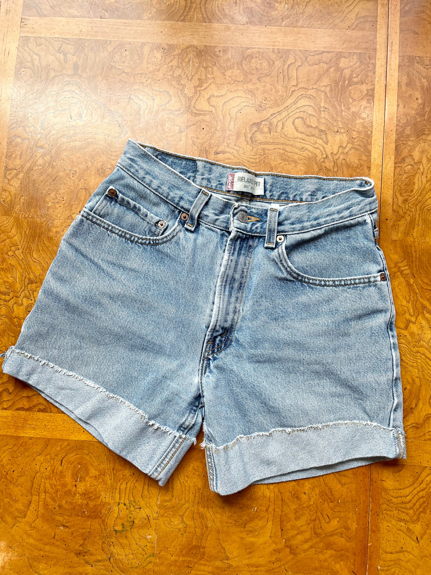 Levi's Hand Stitched Denim Shorts (27)