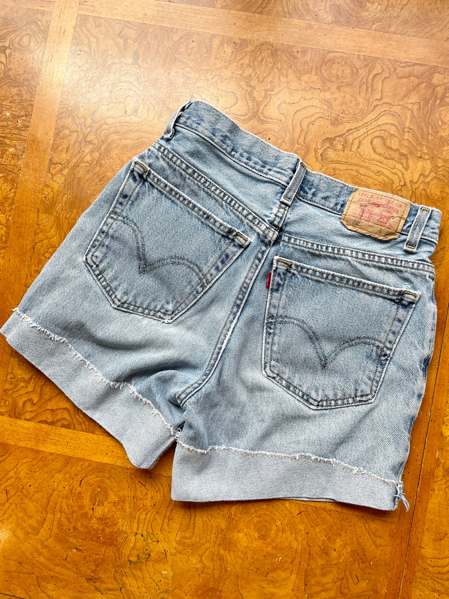 Levi's Hand Stitched Denim Shorts (27)