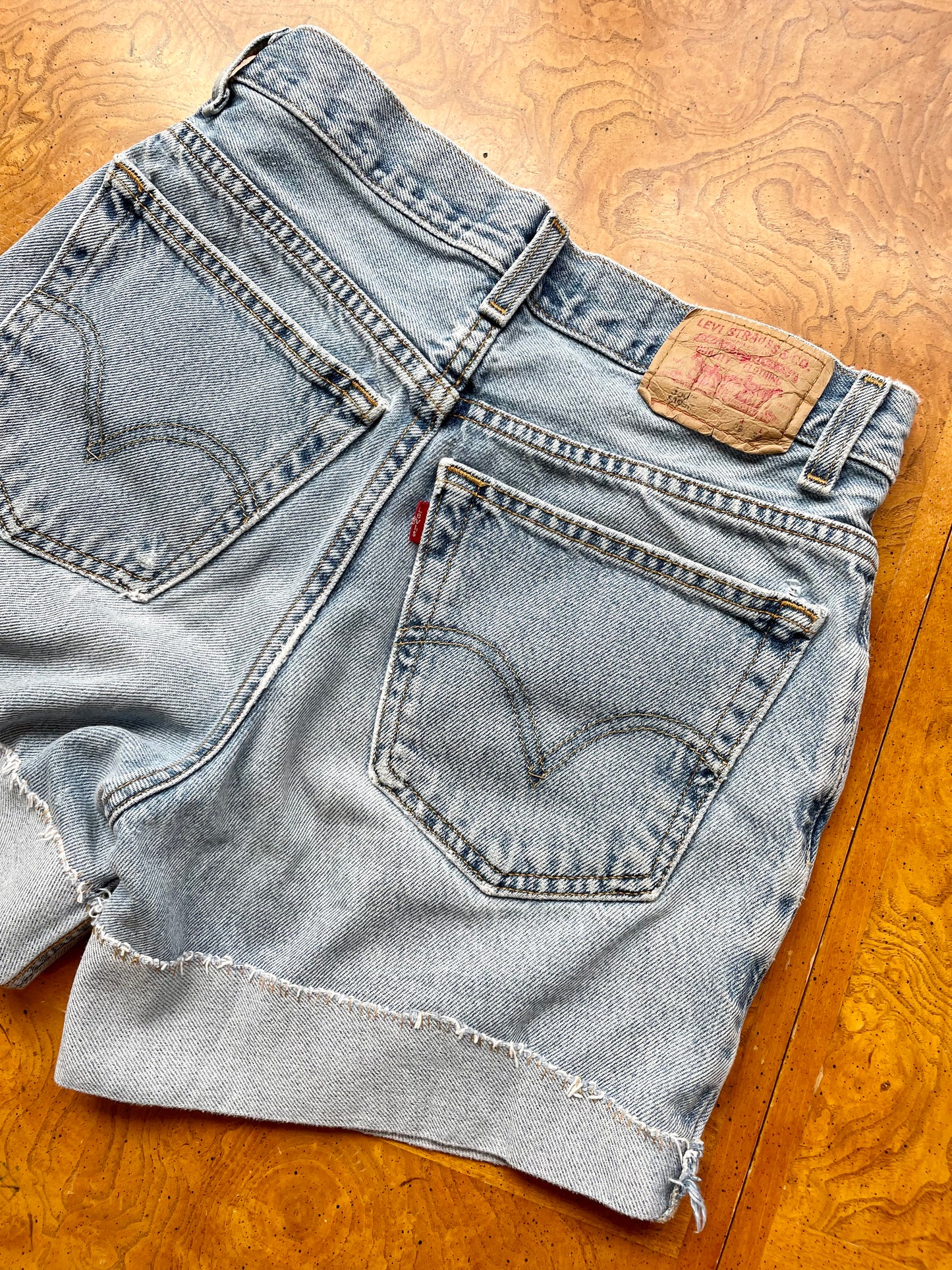 Levi's Hand Stitched Denim Shorts (27)