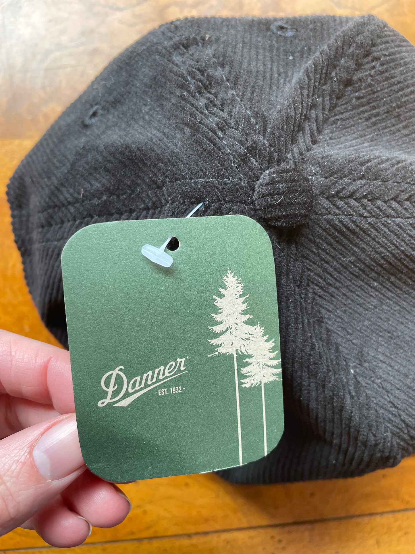 Danner Black Corduroy Hat - NEW