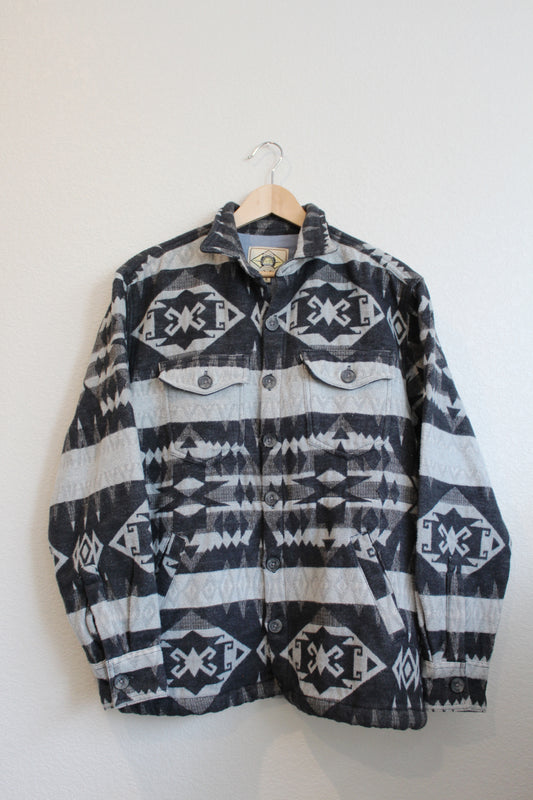 Aztec Button Down Shacket (S)