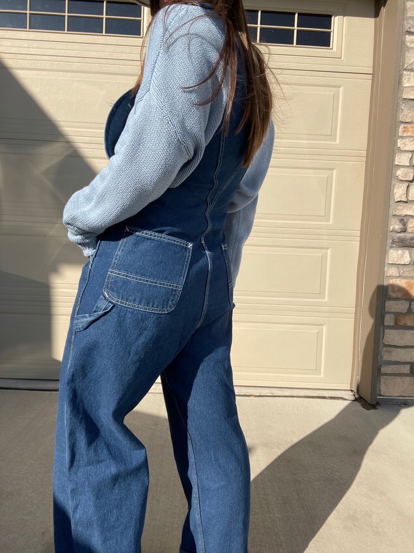 Carhartt Denim Overalls (S/M)