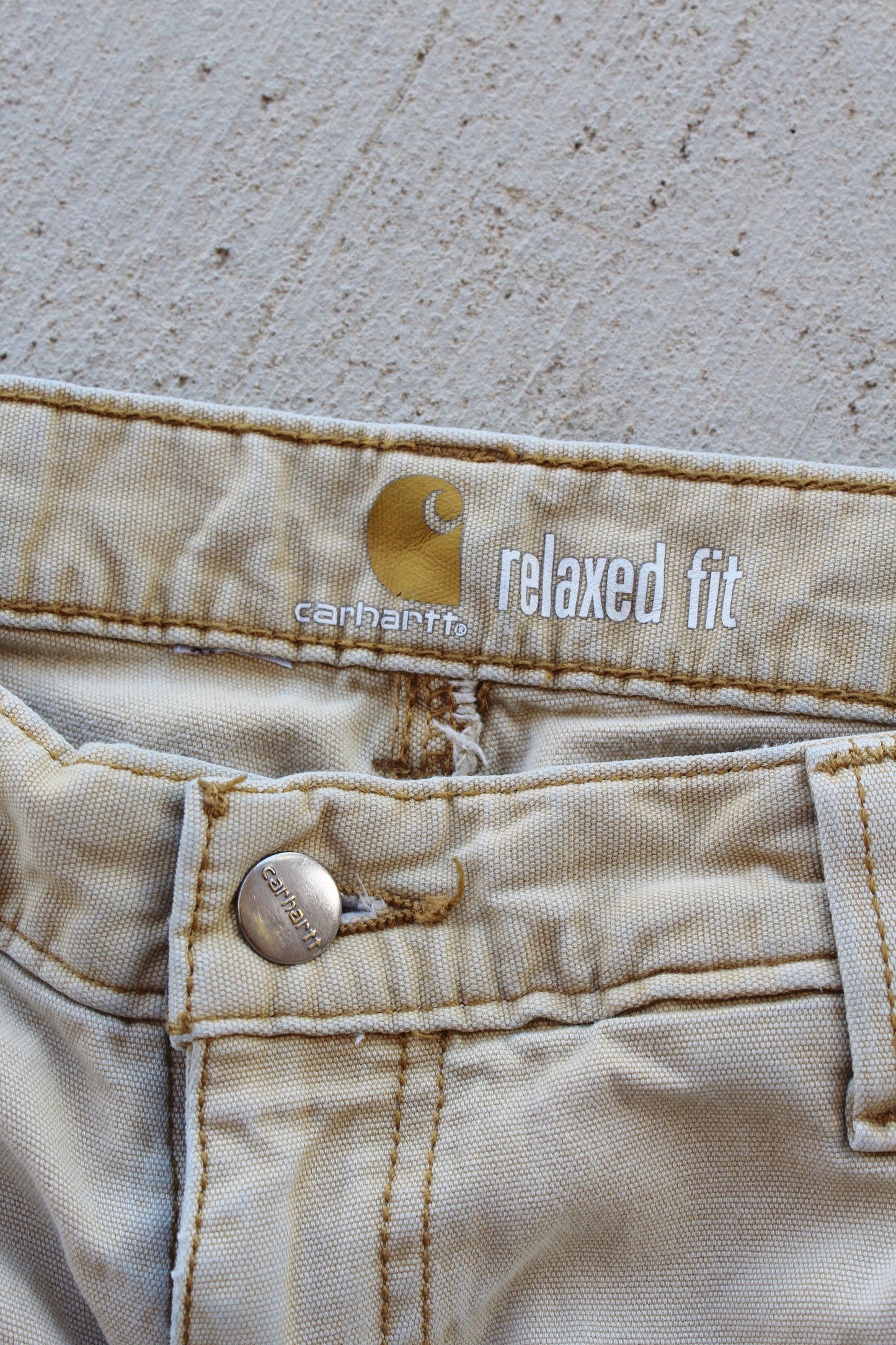 Carhartt Tan Double Knee Pants (31)