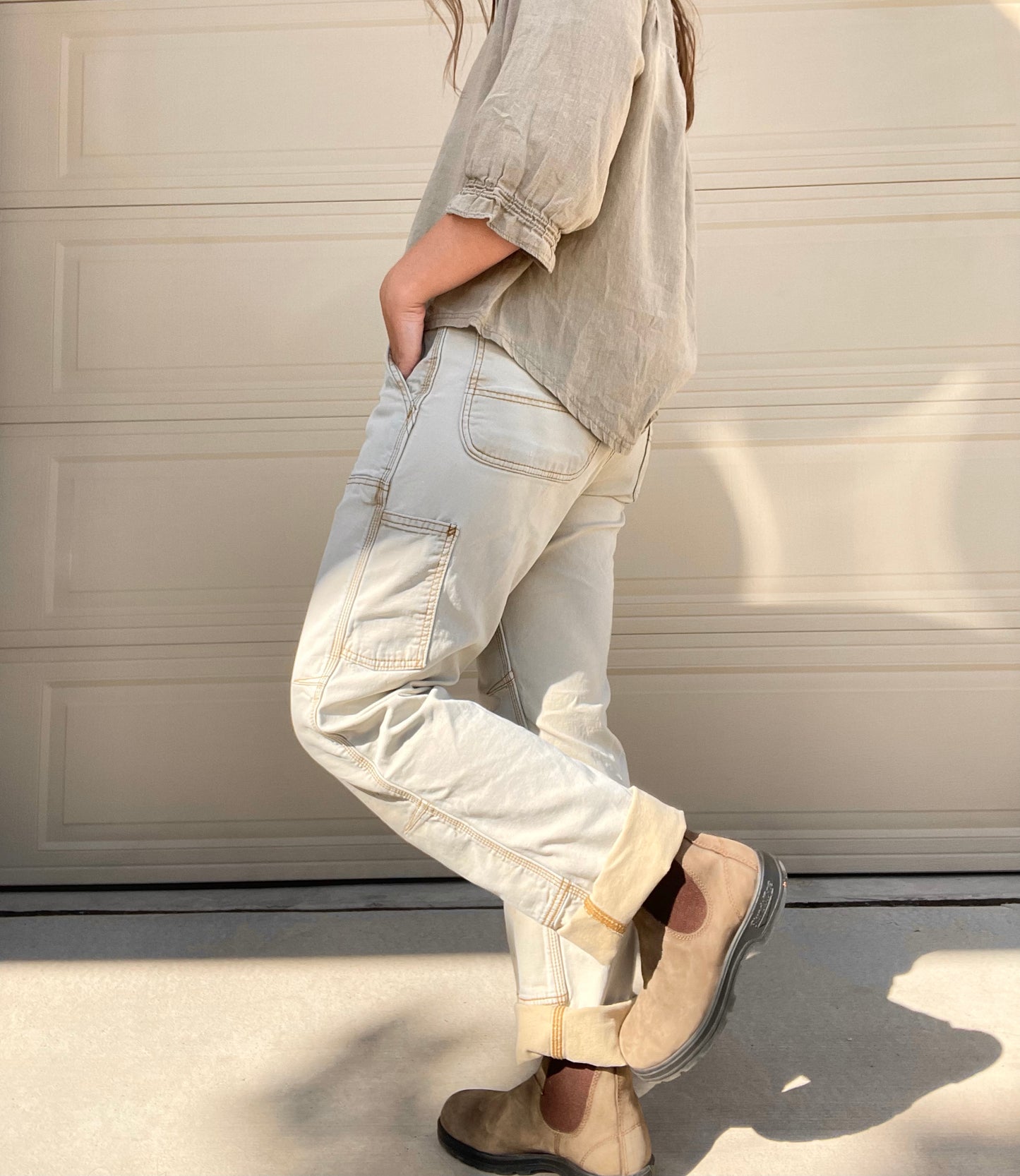 Carhartt Tan Double Knee Pants (31)