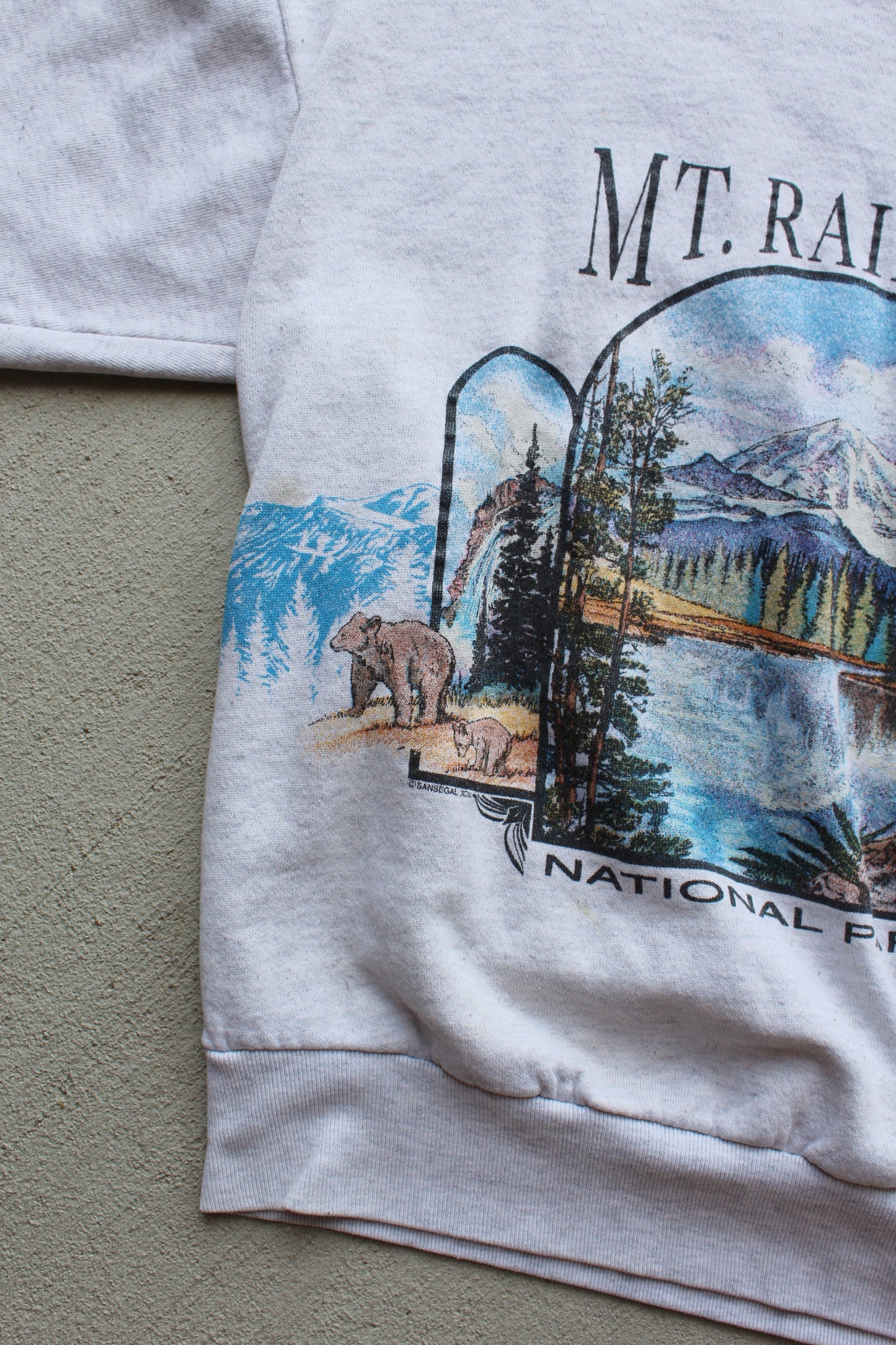 Vintage Mt. Rainier NP Mountain Crewneck (M)