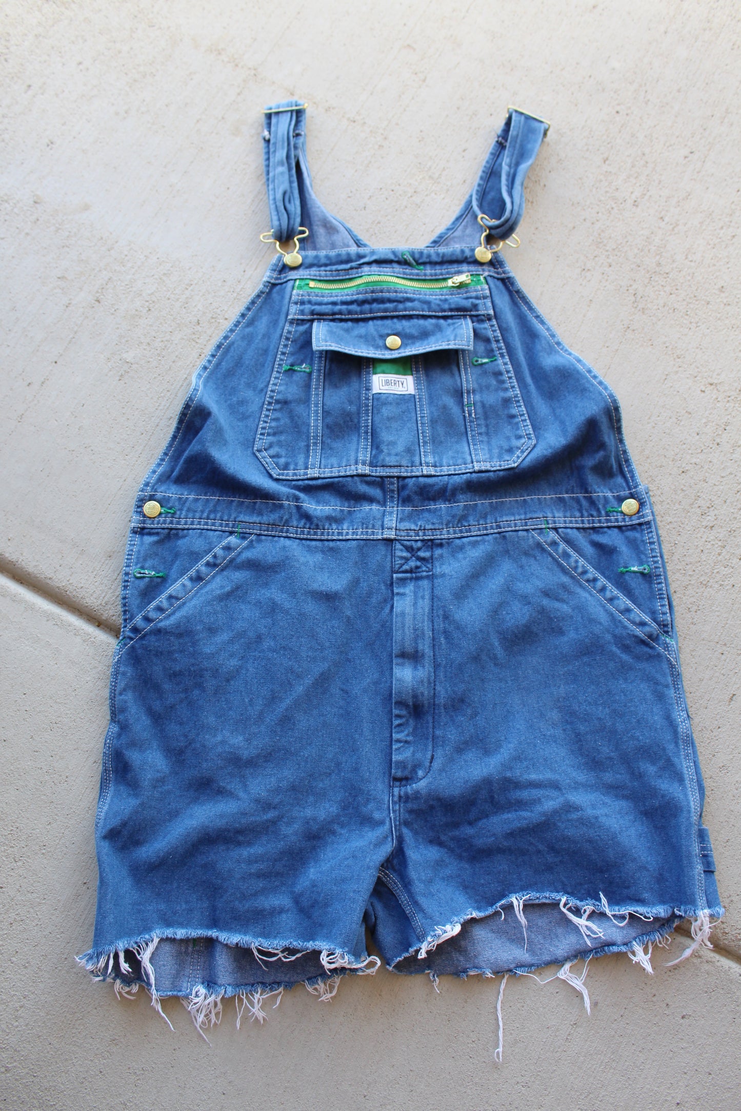 Liberty Denim Shorteralls (XL)