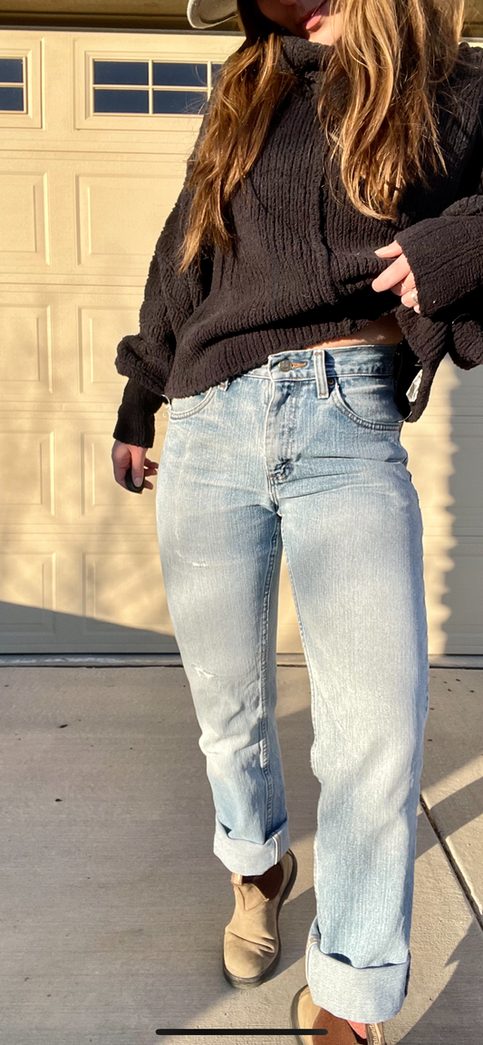 Vintage Lee Straight Leg Jeans (28)