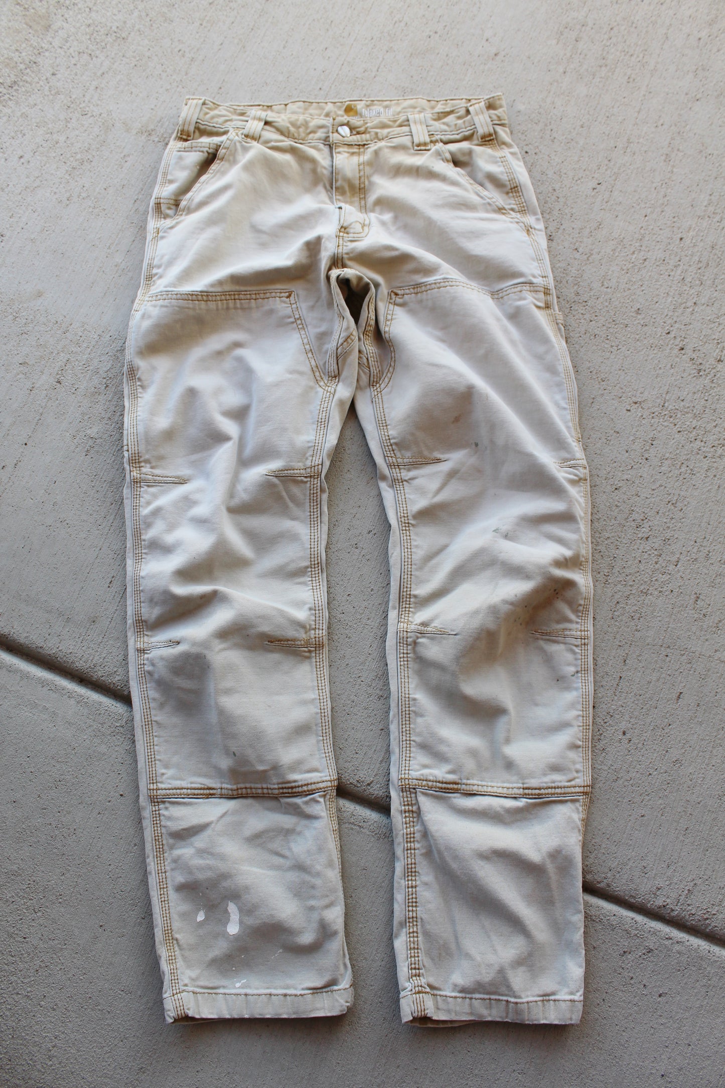 Carhartt Tan Double Knee Pants (31)