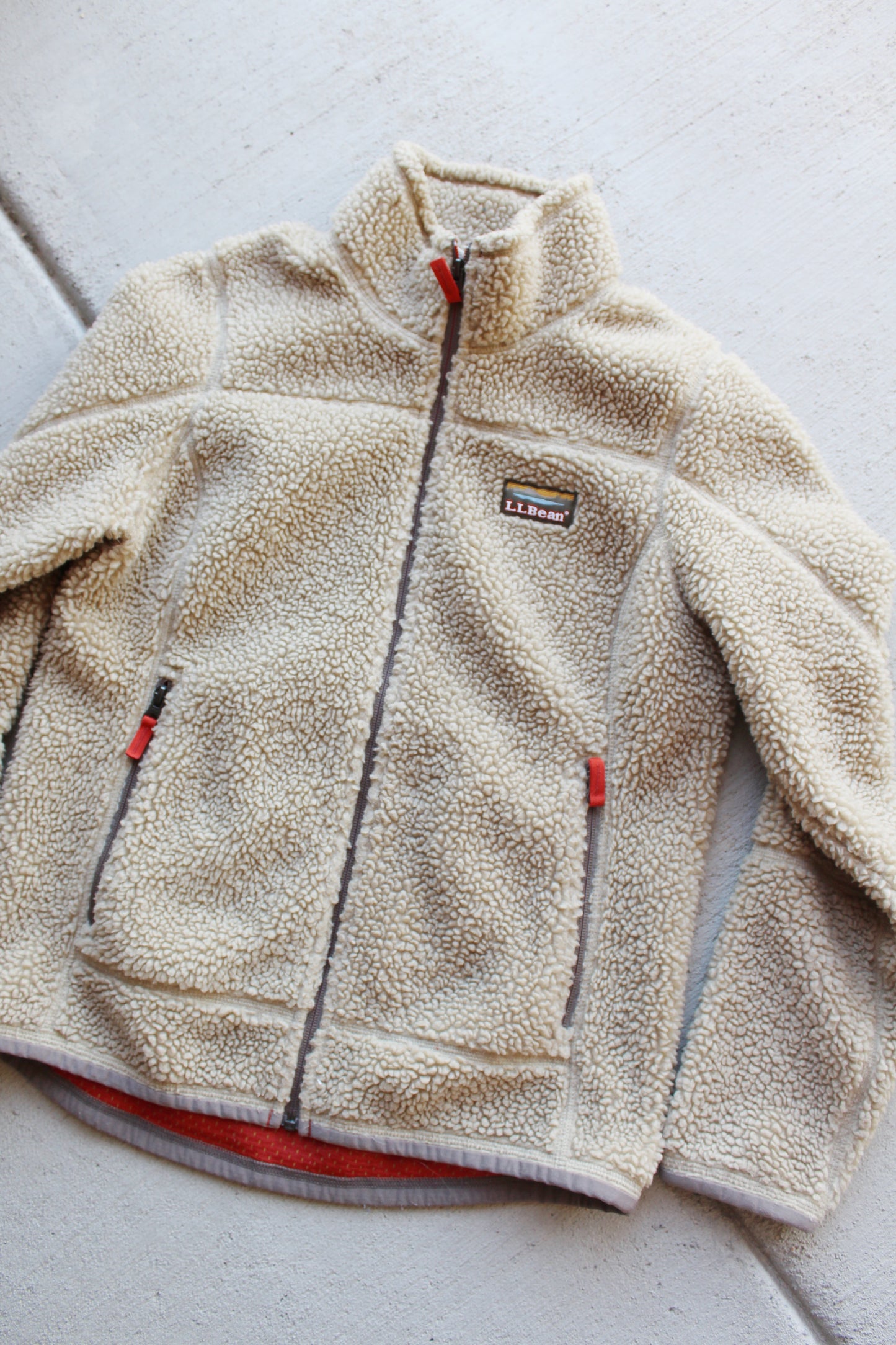 LL Bean Teddy Bear Sherpa Fleece (S)