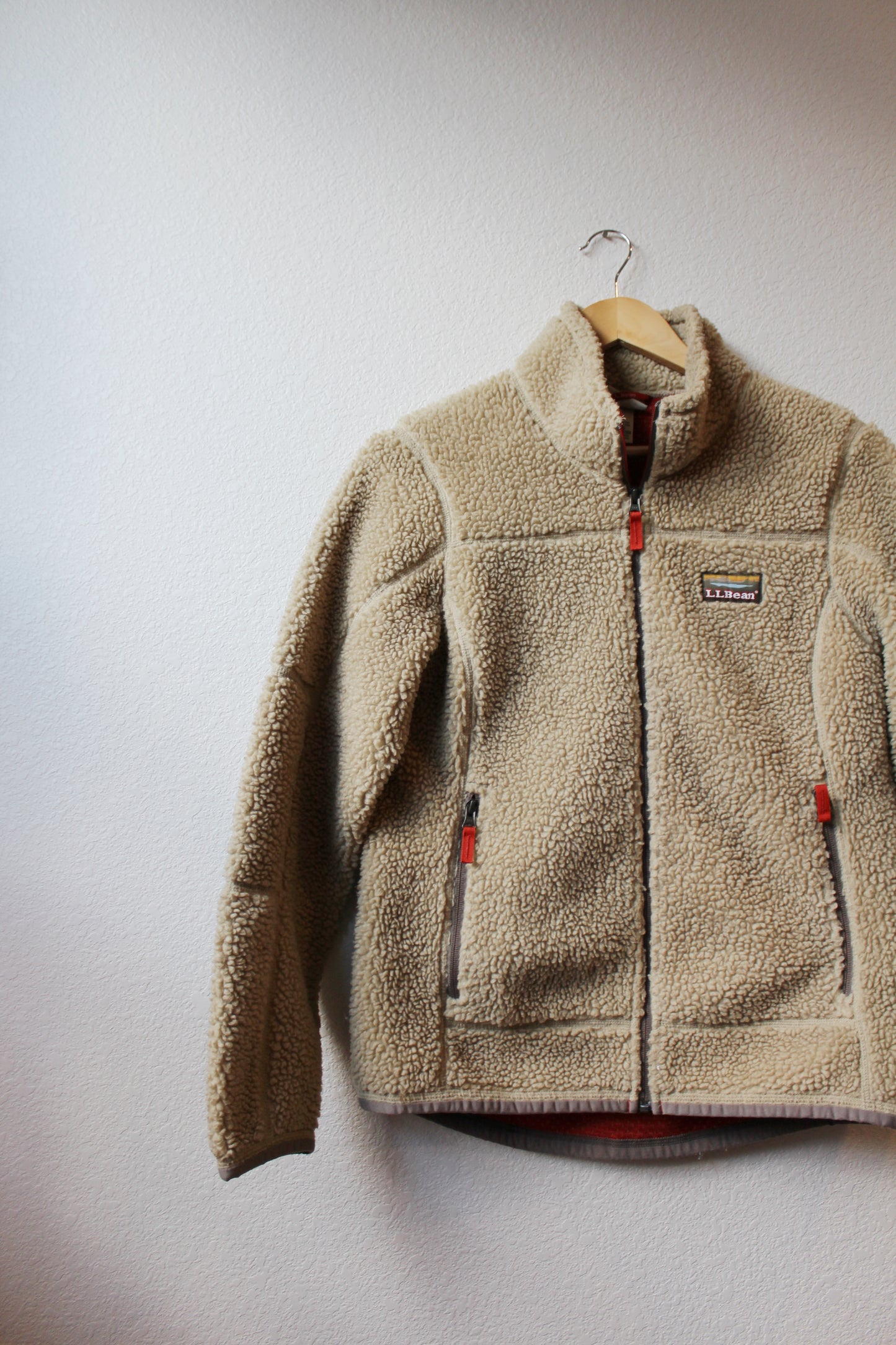 LL Bean Teddy Bear Sherpa Fleece (S)